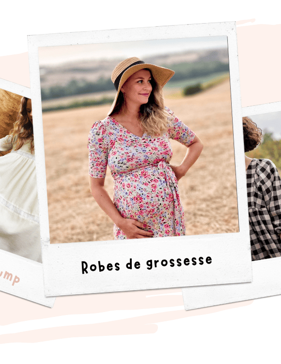 Collage de photos de robes compatibles pour la grossesse