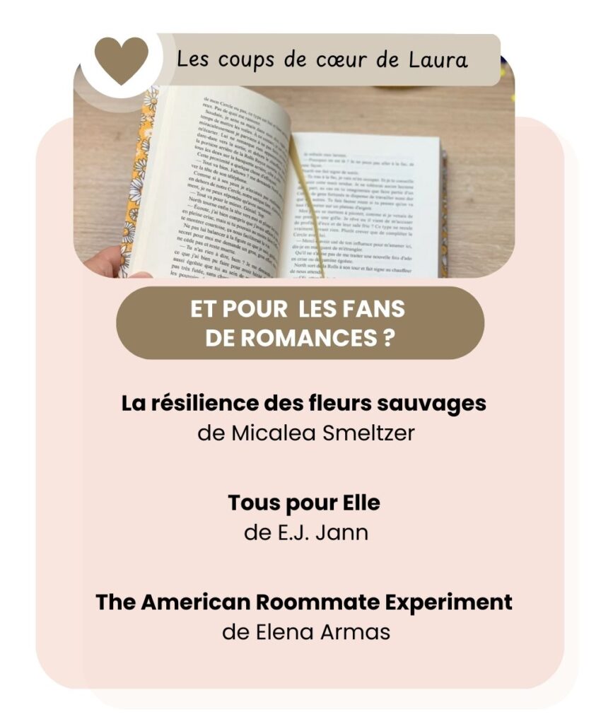 Les coups de coeur lecture de Laura : romances