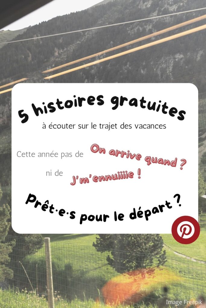 Épingle Pinterest 5 histoires à écouter en voiture ou en train