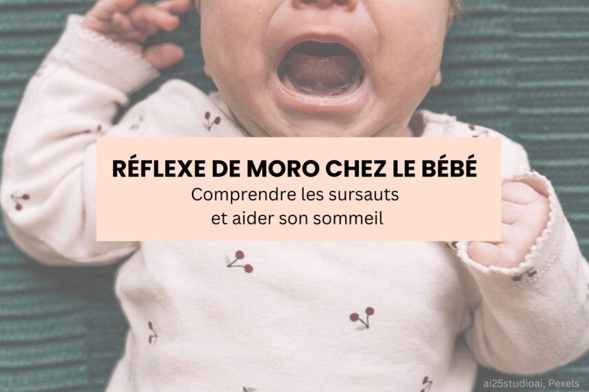 Photo qui illustre l'article "Reflexe de moro chez le bébé : comprendre les sursauts et aider son sommeil"