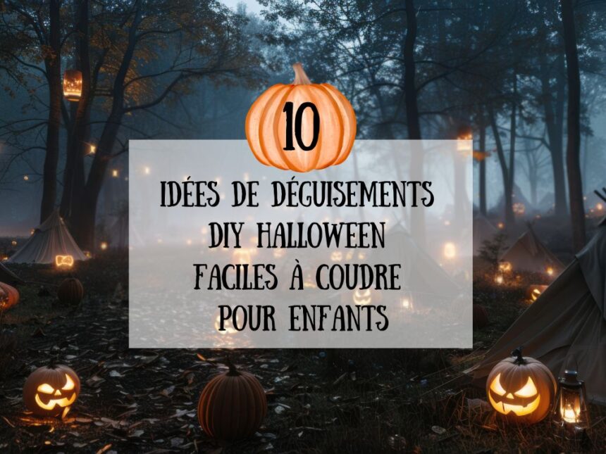 10 idées de déguisements Halloween DIY pour enfants